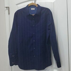 Sable & Stone Print Long Sleeve Shirt, pearl snap, 100% Cotton size Large